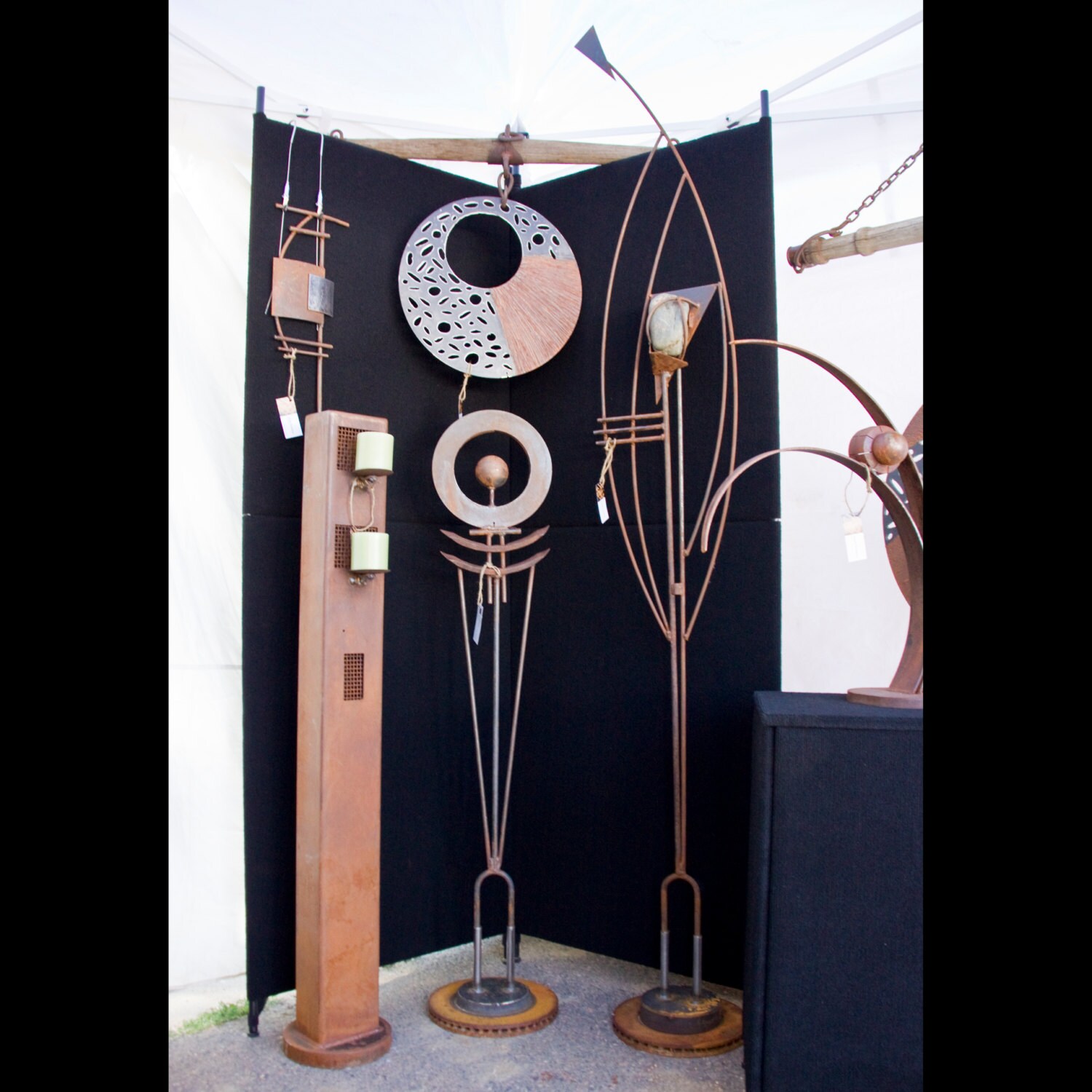 Zen metal garden sculpture MADE TO ORDER garden art