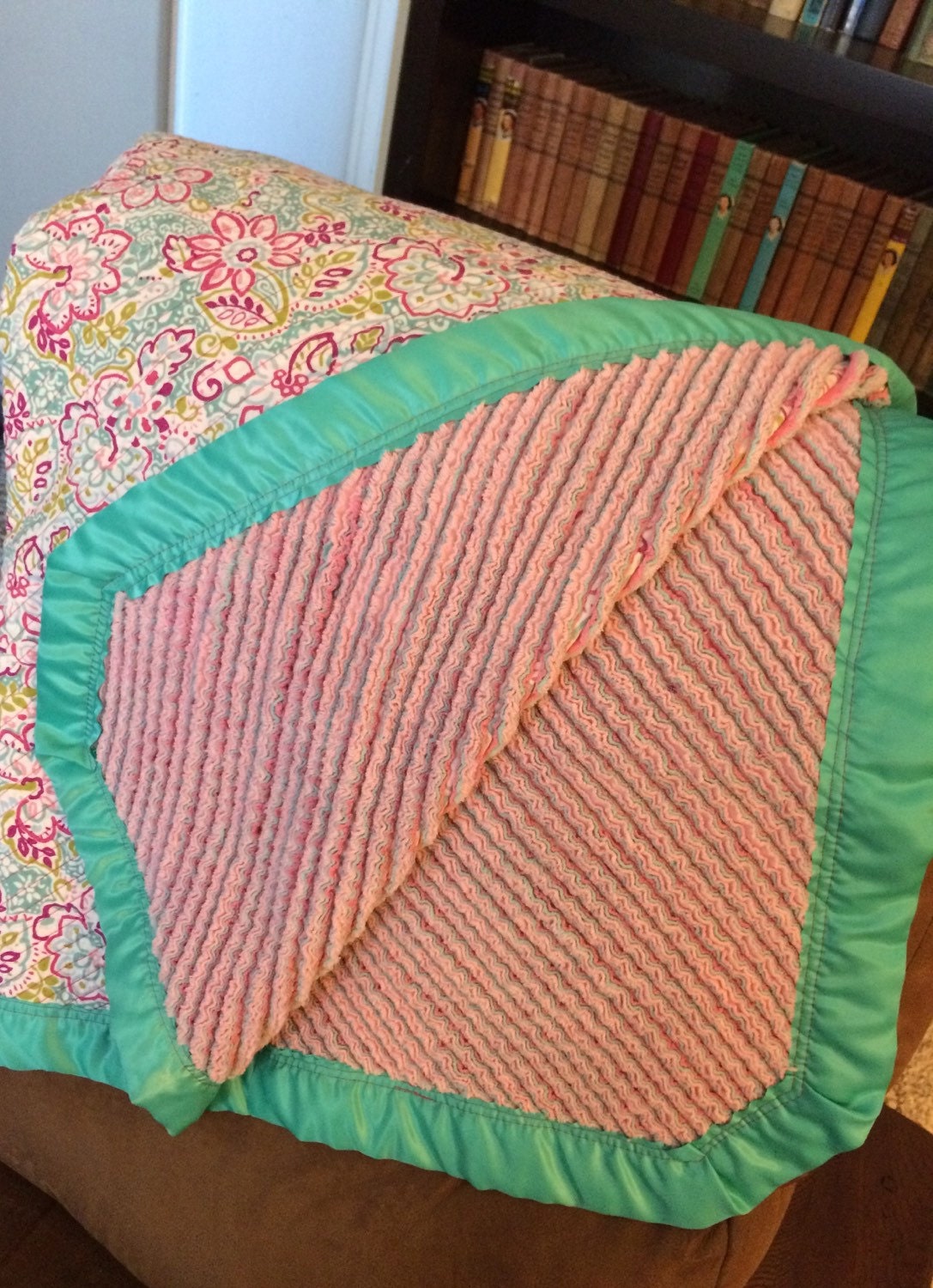 Faux Chenille Baby Blanket by SewSimplyKate on Etsy