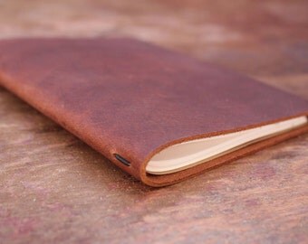 Refillable Leather Journal- Pascale II