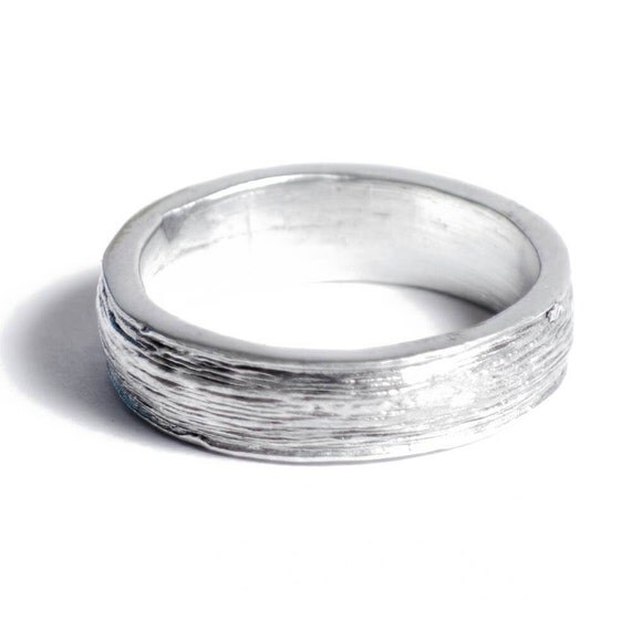 Tenth Anniversary Tin Ring For Him - 100% Pure Tin Ring Inscribed with ...