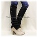 IRREGULAR IMPERFECT / Sold As Is / No Lace / leg warmers Button down black for women Catherine Cole Studio lace legwarmers all sales final