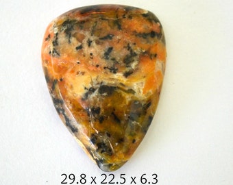 Rainbow ridge stone cabochon. 30 x 22 x 6.3