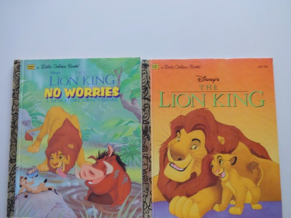 Vintage Disney's The Lion King Book Set