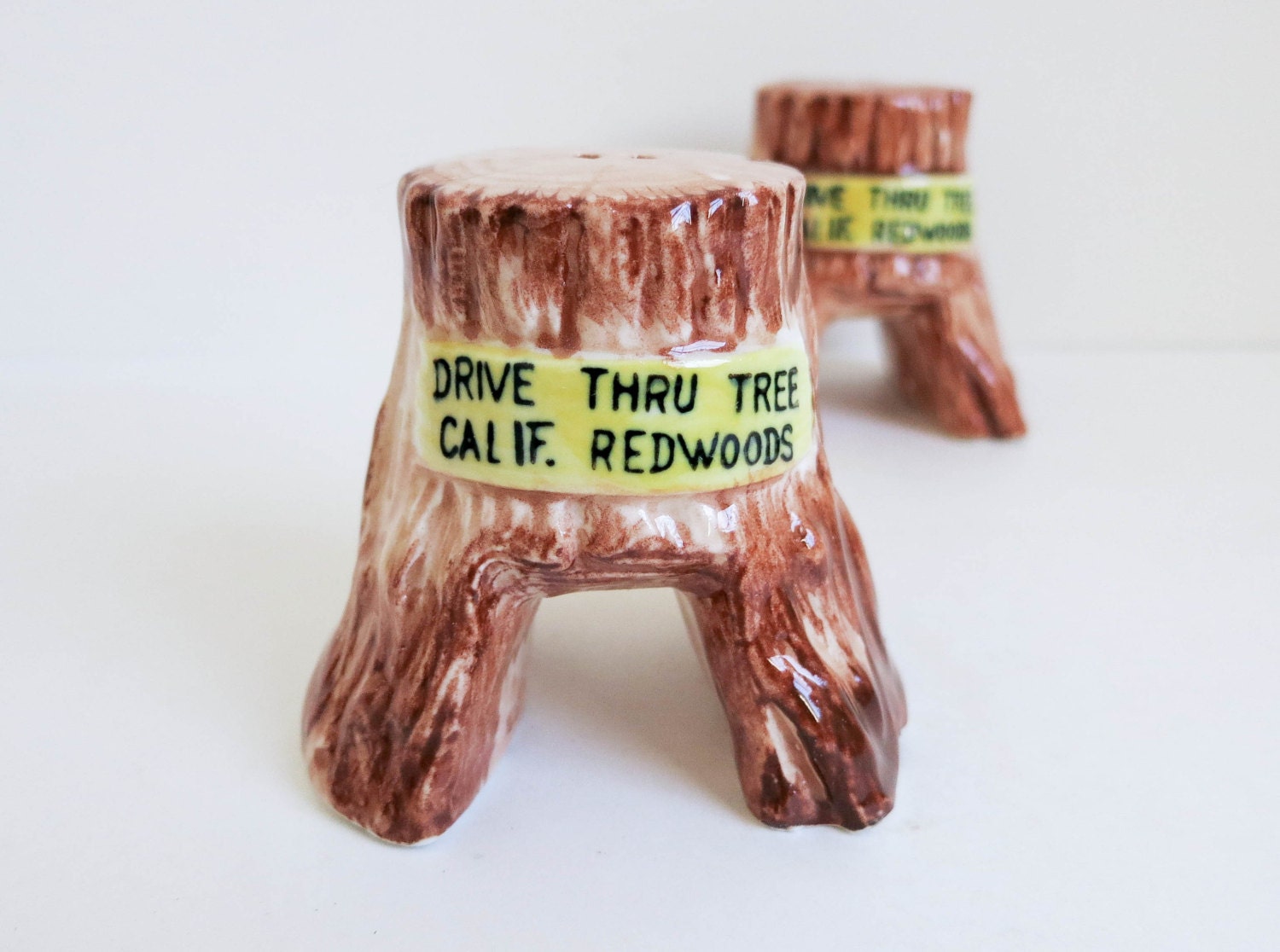 Vintage California Souvenir Salt and Pepper Shakers Drive Thru