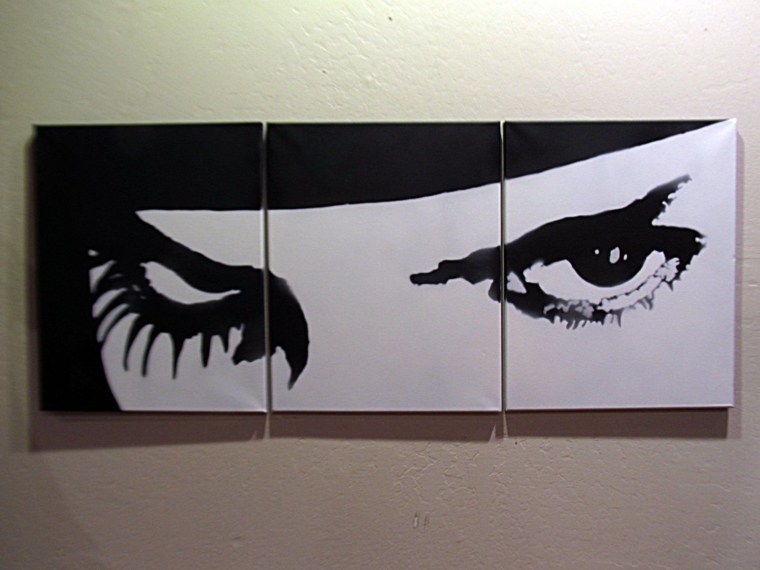 spray paint stencil graffiti art on canvas a clockwork