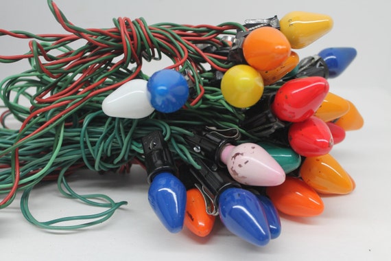 vintage c 7 christmas light strands and bulbs 4 by mybarn vintage c 7 christmas light strands and bulbs 4 by mybarn