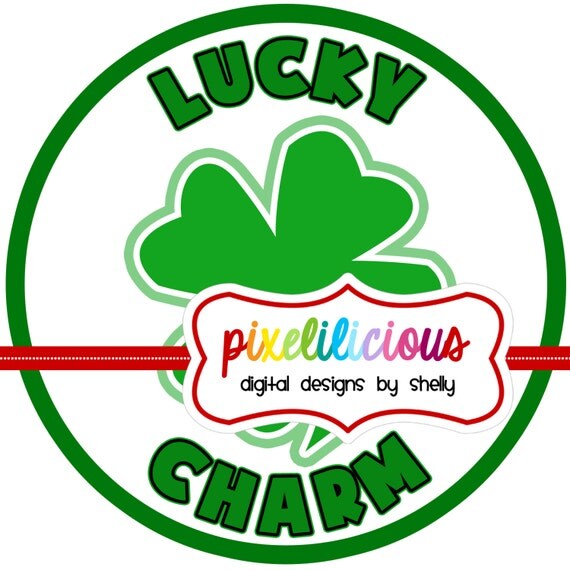 DIY Printable Lucky Charm Iron On Transfer Digital Image for