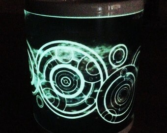 Your Name in Gallifreyan Personalised Dr Who Glow in the Dark Mug