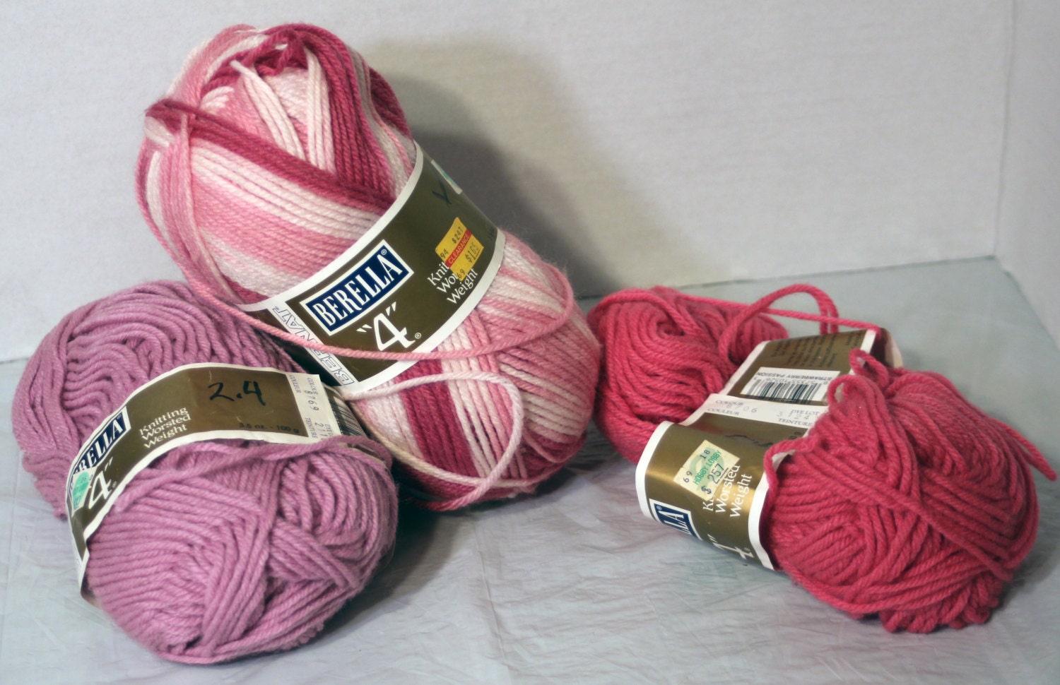 Lot of Bernat Berella 4 yarn knitting worsted weight by ruiaya
