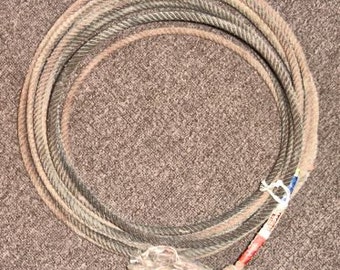 Vintage Cowboy Lariat Lasso Rope Western Decor-Rodeo rope-Calf Rope ...