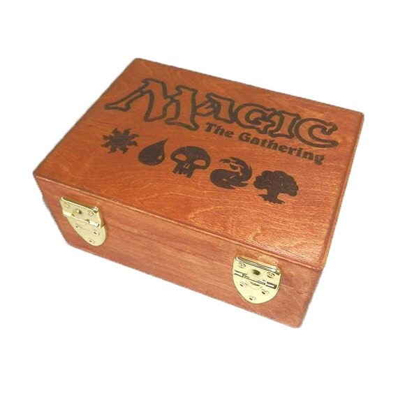 Magic the Gathering Deck Box MTG Deck Box Carrying by FoxAndDragon