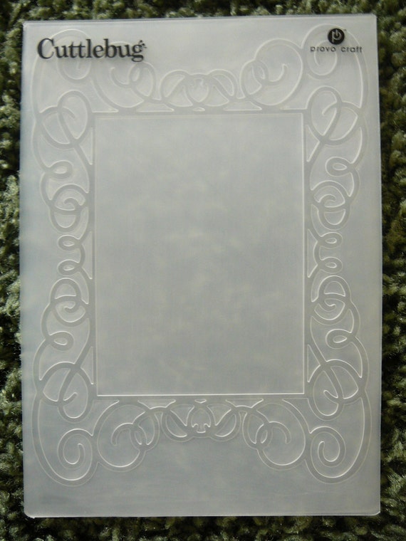 Cuttlebug 5x7 Fancy Frame Embossing Folder For Card Making