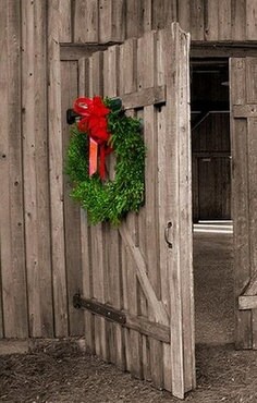 30" BARN WREATHS! SHIPPED - Christmas Wreath Fundraiser To Benefit The Bunnies At Cottontail Cottage Rabbit Shelter