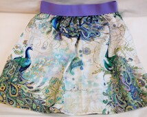 Popular items for peacock skirt on Etsy