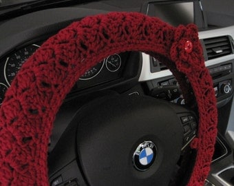 Crochet Pattern Steering Wheel Cozy/Cover 4VC2013