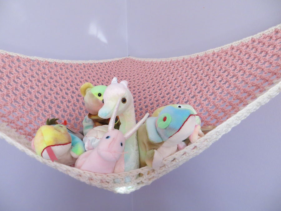 pink toy hammock