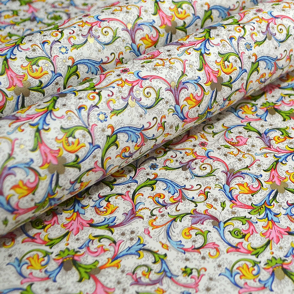Italian Decorative Paper Rich Florentine Design