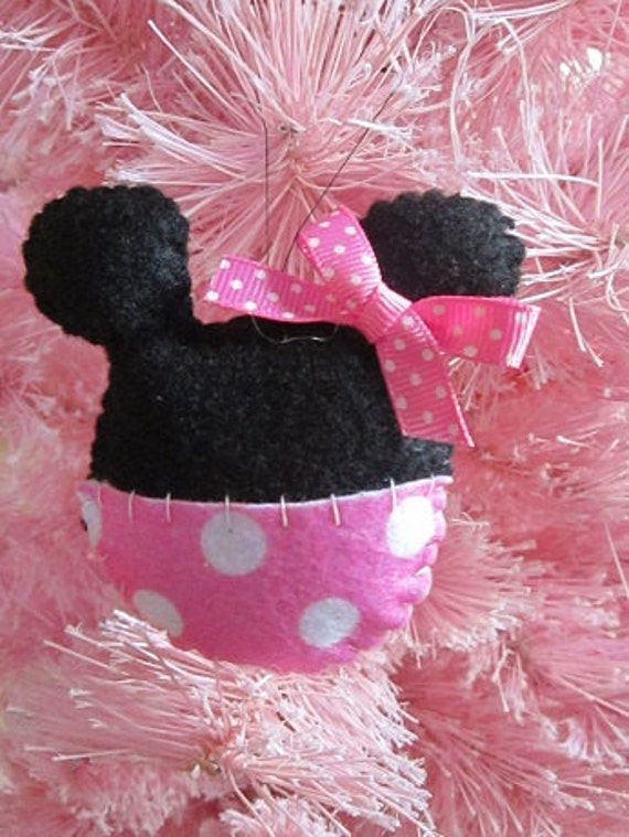 Felt mouse ornaments-Felt Mice-Christmas ornaments-child's