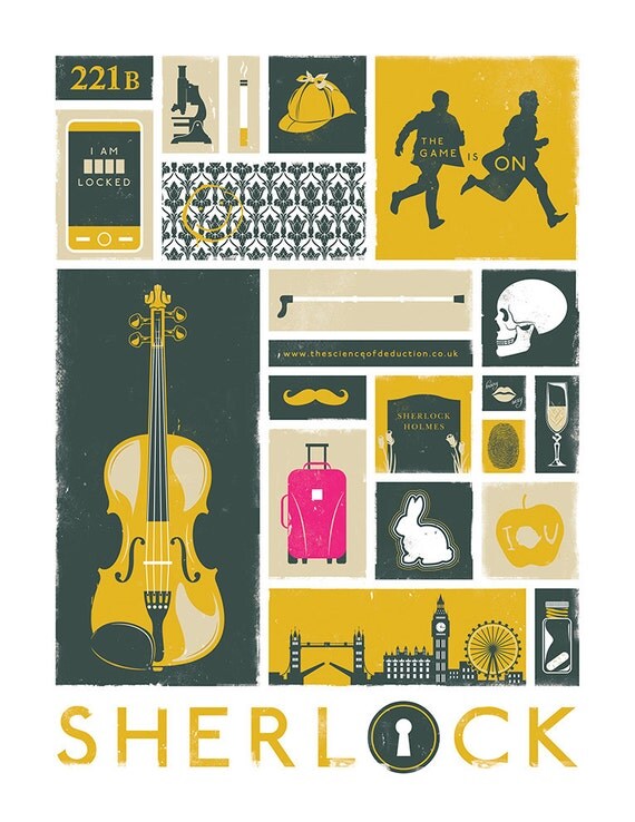 Sherlock Poster, Art Print