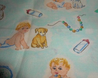 Baum Textil Mills Cotton Vintage Baby Fabric-One Yard