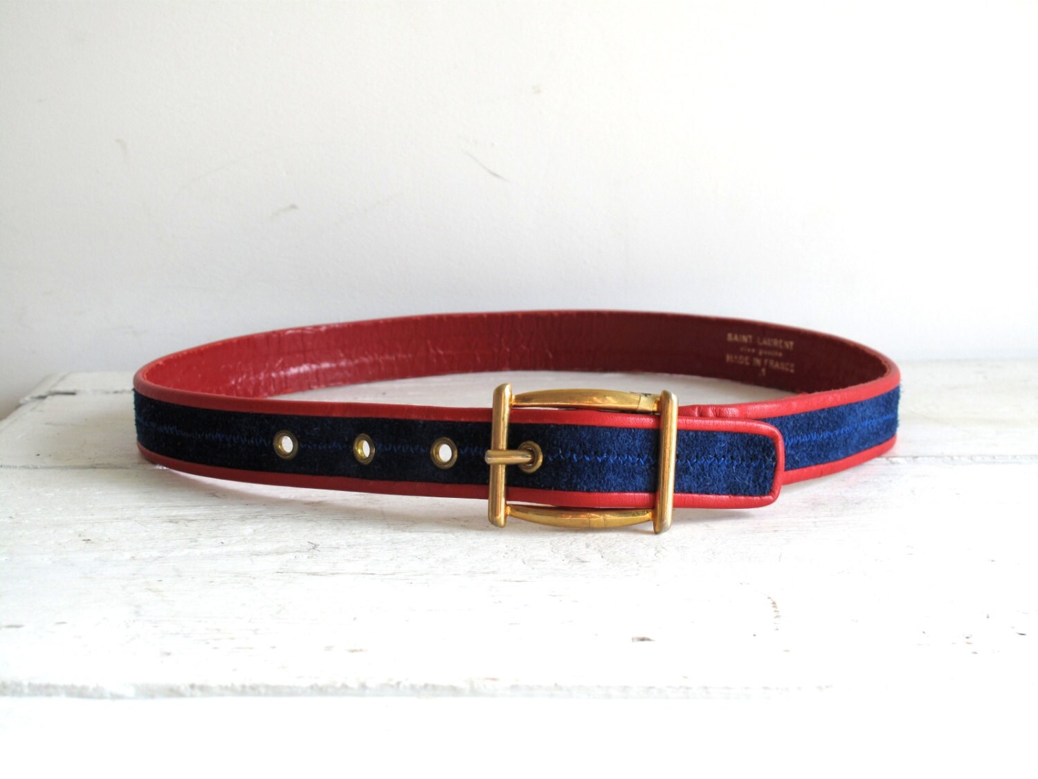 Vintage Yves Saint Laurent Waist Belt Women's by sweetasvintage