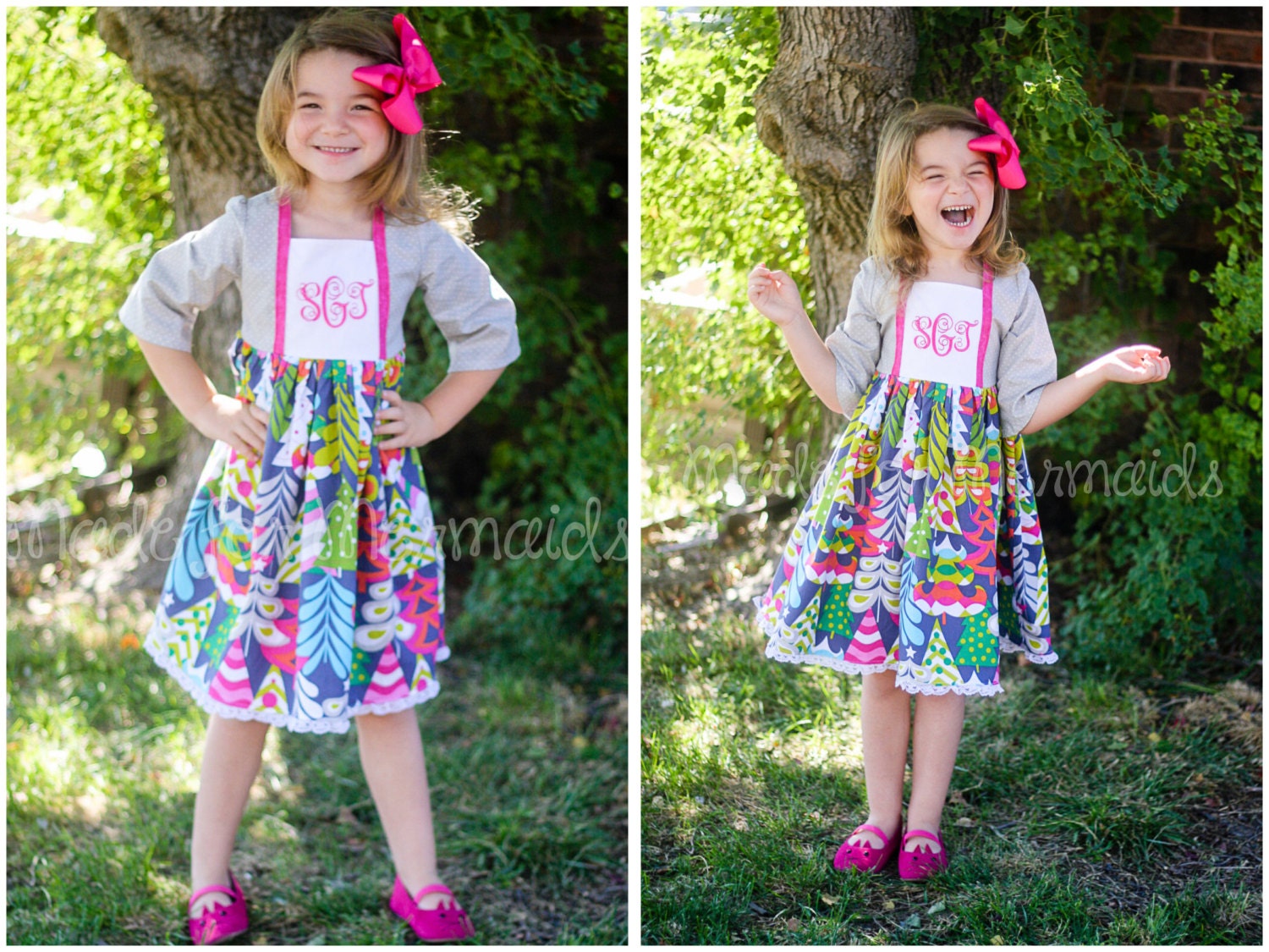 Sophie Dress PDF Pattern instant download sizes 1/2 to 14