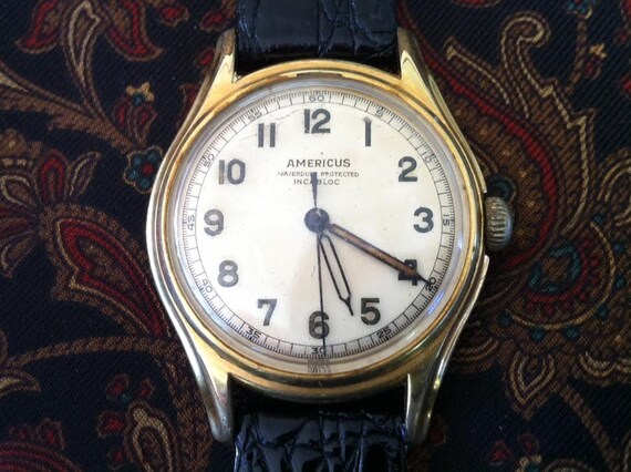 Vintage Americus Watch Company Wristwatch from Detroit - Swiss Watch ...