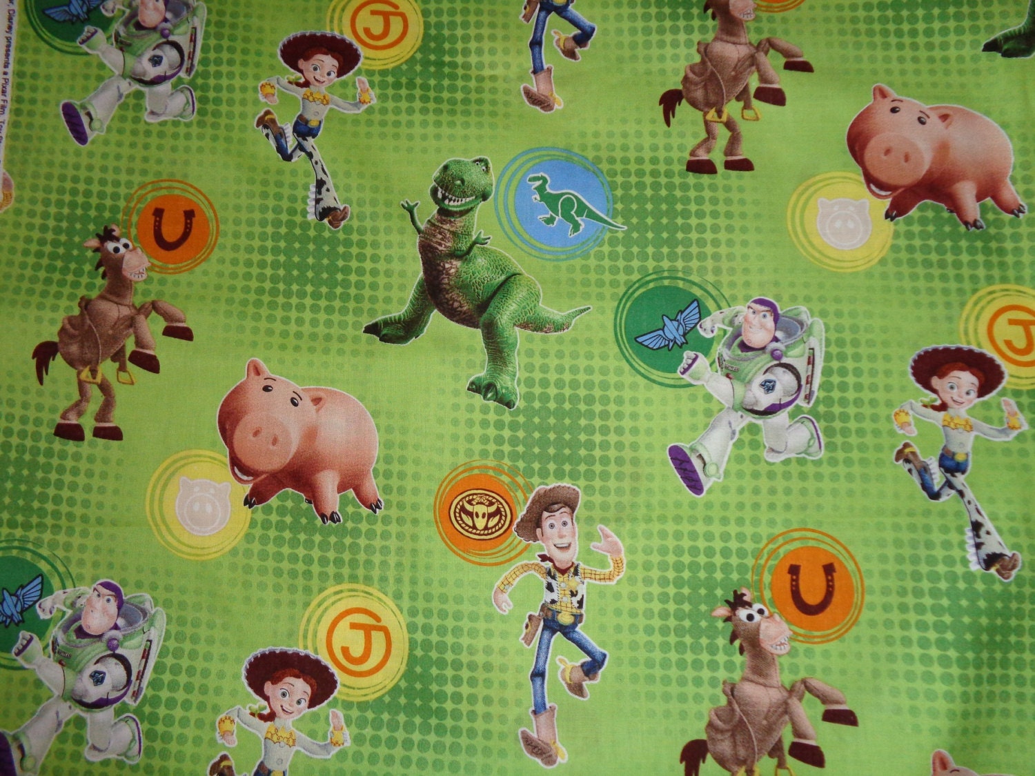 toy story fabric panel