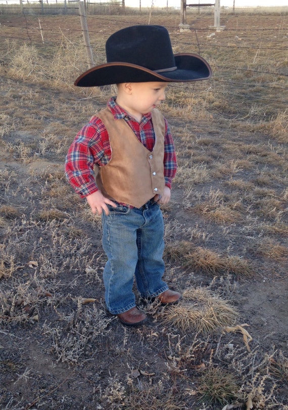 Vest infant baby toddler western wedding cowboy by 