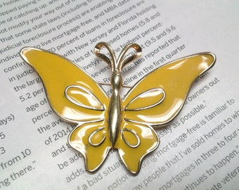 butterfly vintage costume jewerly large