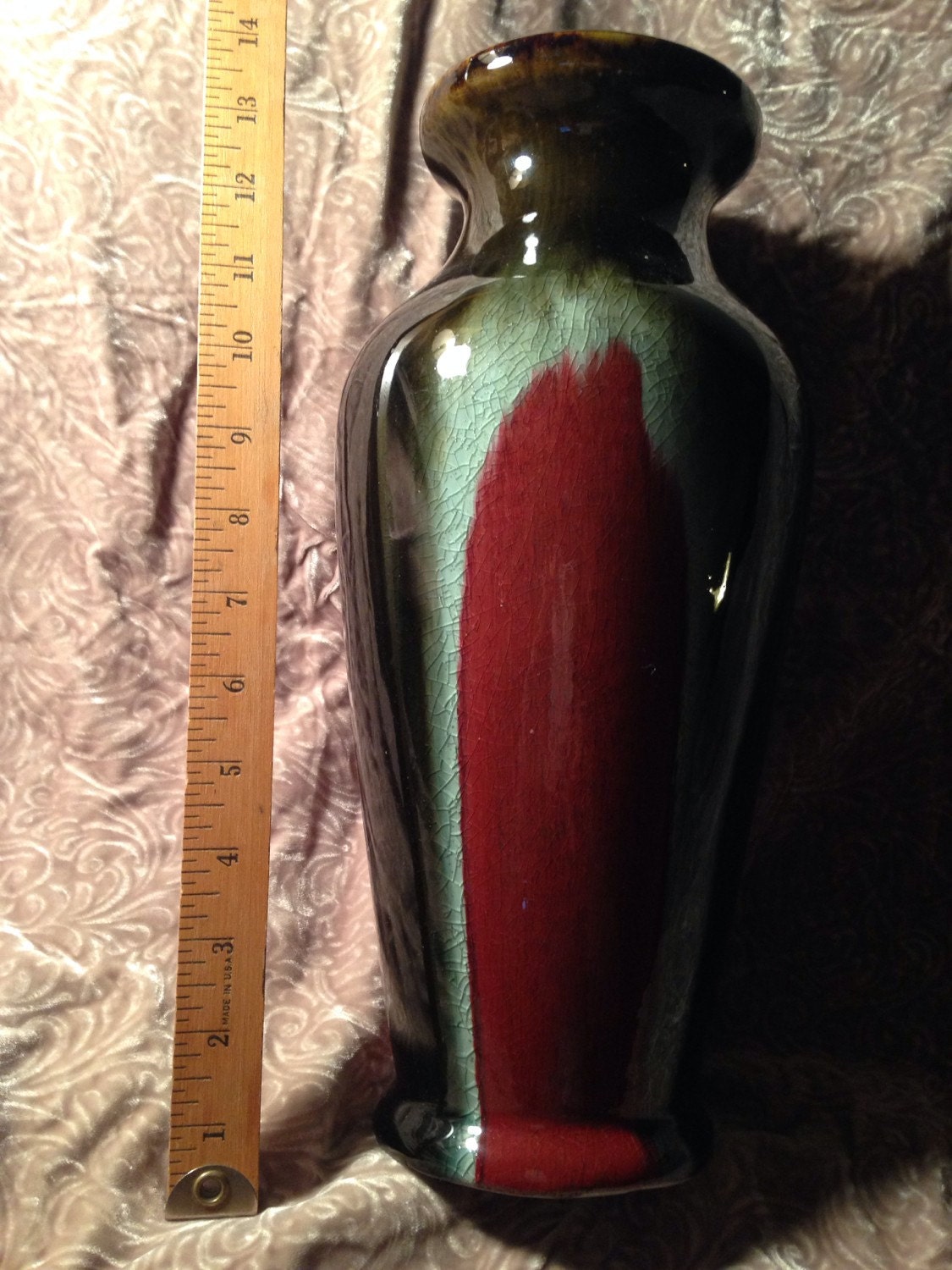 Hosley pottery vase by flowerseveryday on Etsy