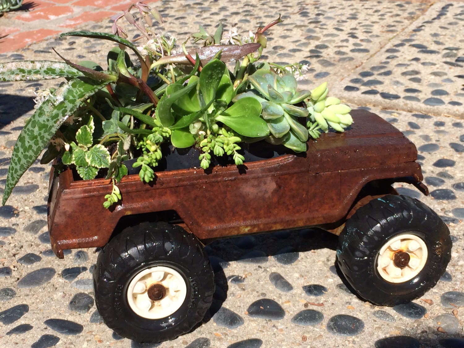 Succulent Planter Jeep Tonka Truck Succulent Planter Toy Car
