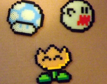 Glow In The Dark Mario Perler Set