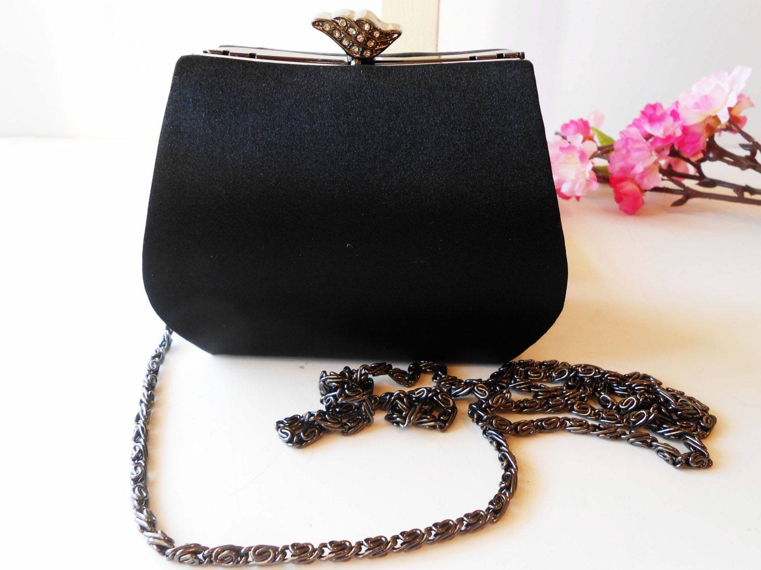 evening black purse