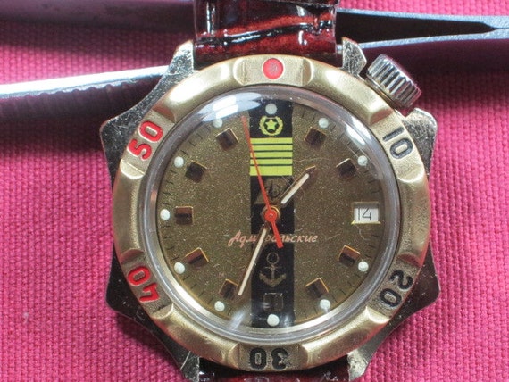 watch Vostok Komandirskie Vostok Mechanical watch Soviet Union watch ...