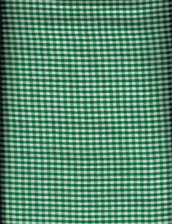 Quilt / Quilting Fabric Hunter Green and White by ...