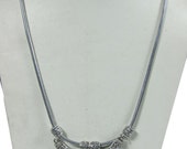 Rare Vintage Pendant German Silver Necklace For Women