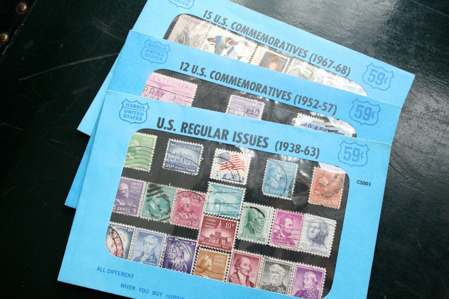 Vintage US Stamps / H.E. Harris & Co. / Circa 19381968