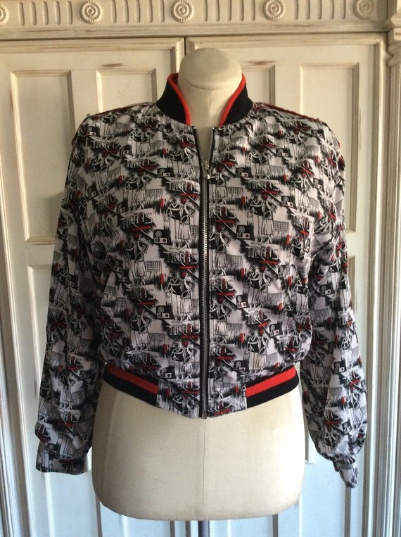 1990's Lightweight Tennis Sportswear Jacket by FridasClosetCo
