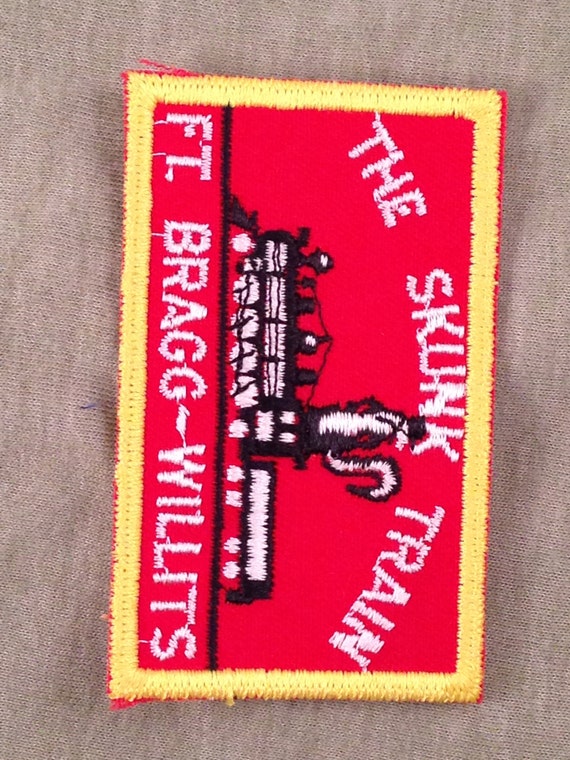 The Skunk Train Fort Bragg-Willits Souvenir Travel Patch