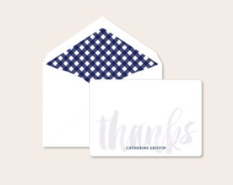 thanks - Personalized Stationery - tiny note set