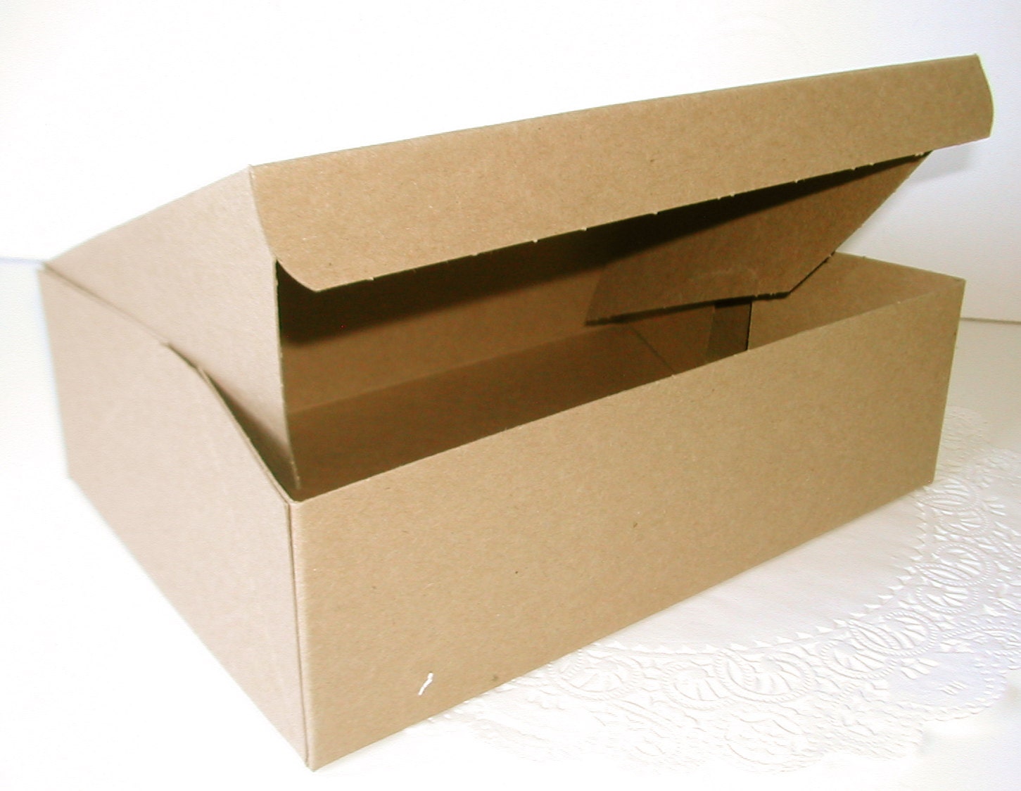 12 Kraft Boxes Large 10 x 6 3/4 x 3