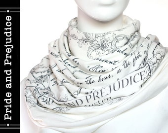 Pride and Prejudice Book Scarf