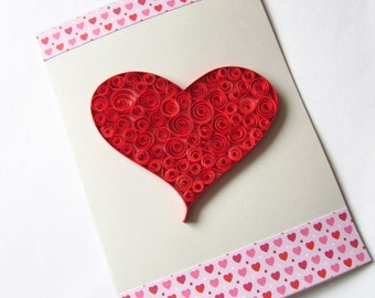 Elegant 70 Love Quilling Card