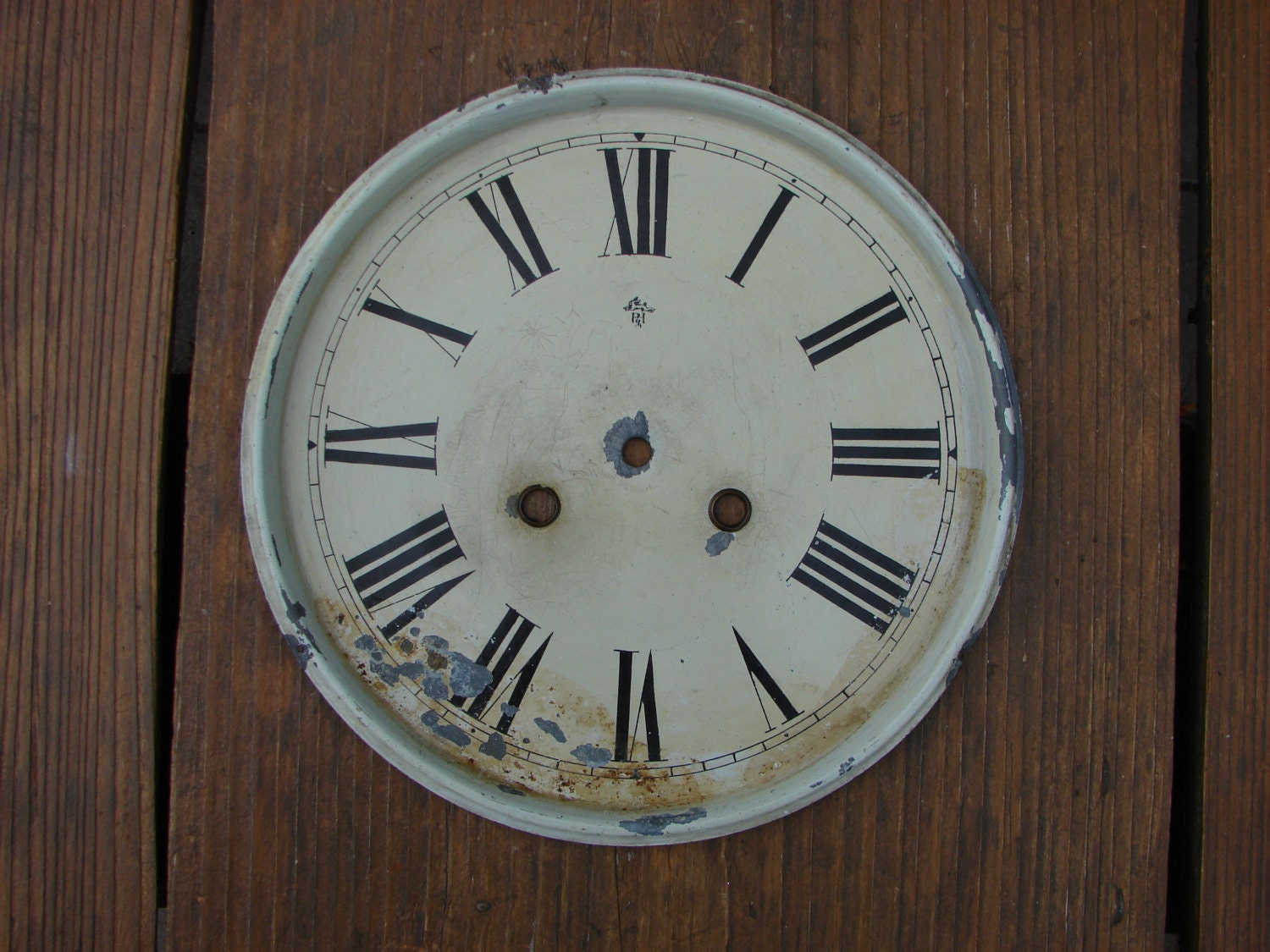 Antique clock parts / Wall clock PSH Junghans dial / clock