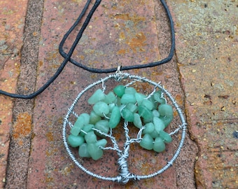 Wire Wrapped Tree Of Life Pendant