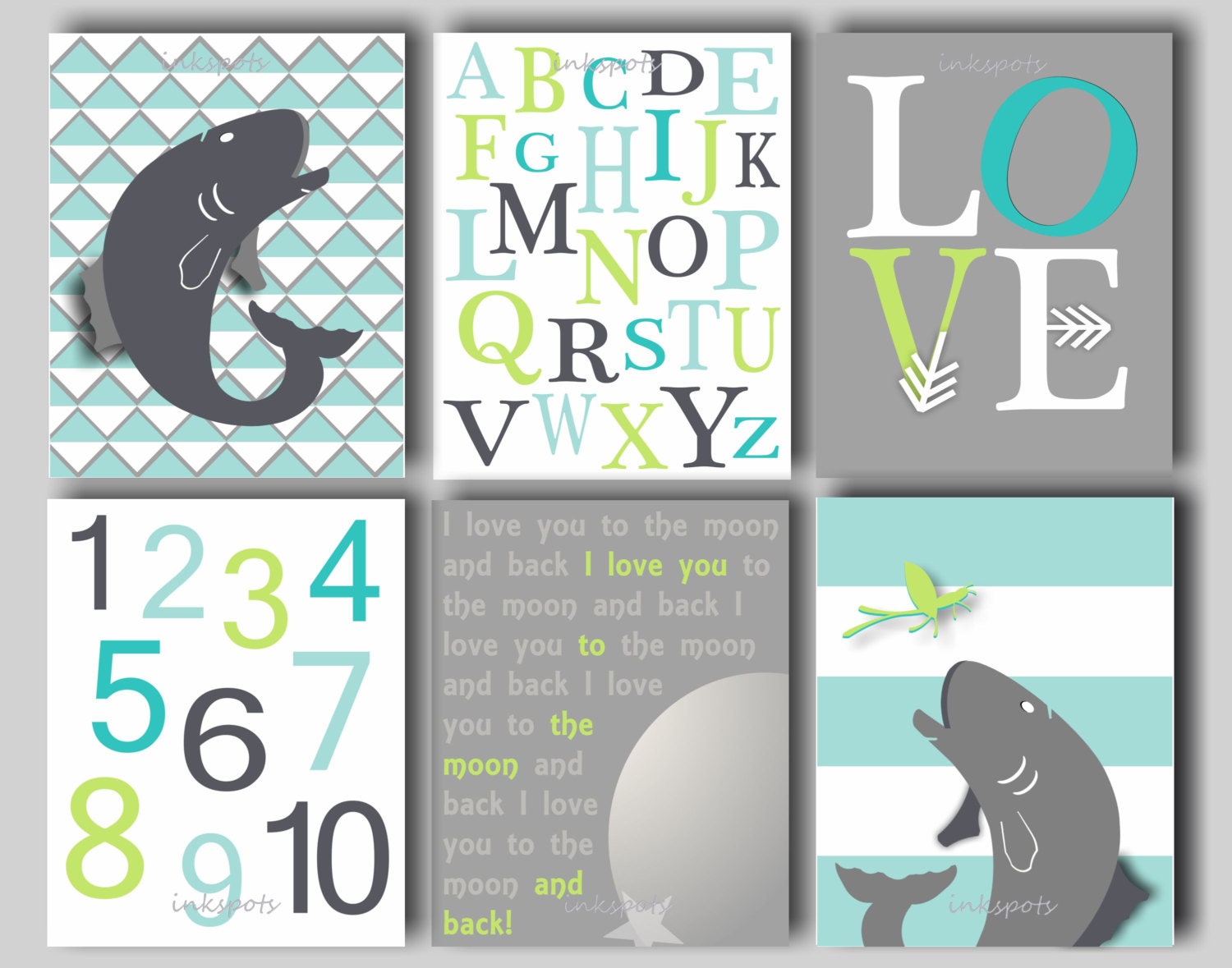 Fly Fishing Prints Etsy Fish Nursery Fly Fishing Art I Love You To The Moon And Back