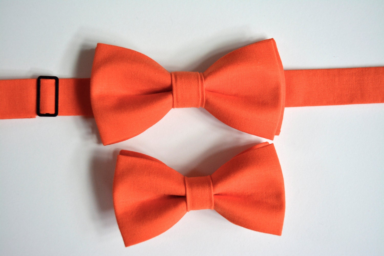 Boys bow tie Orange orange clip on bow tie bow tie with