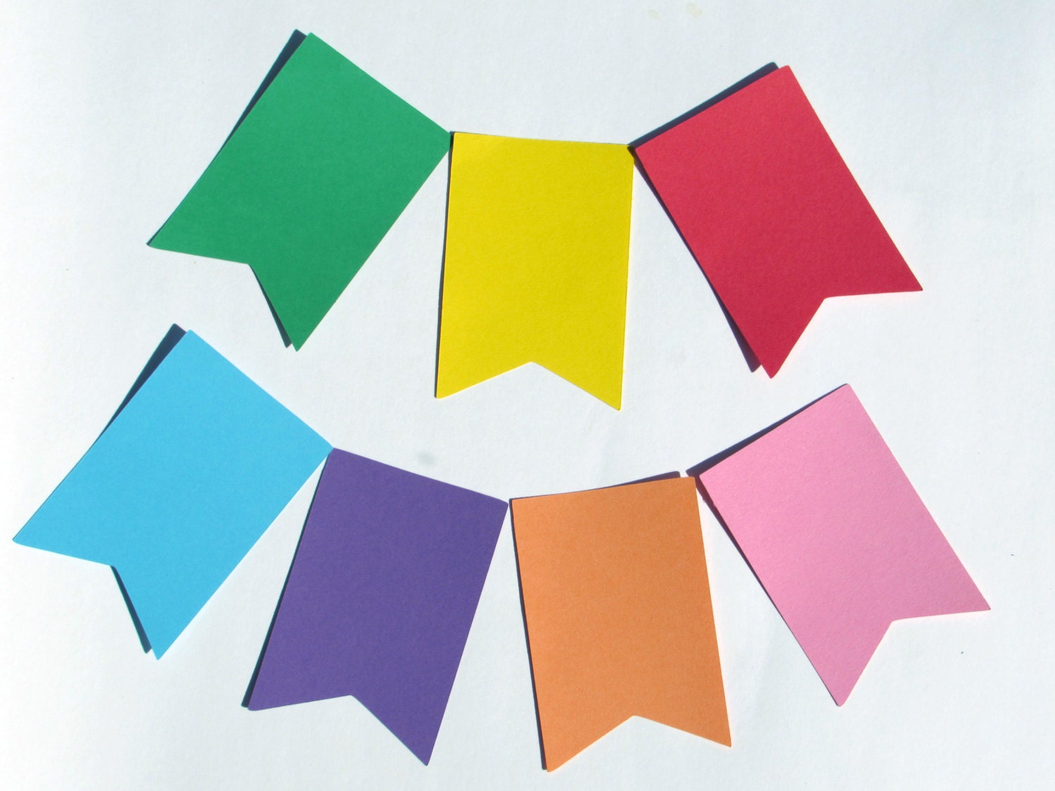 Flag Pennant die cuts/ banner die cuts/straight edge pennant/