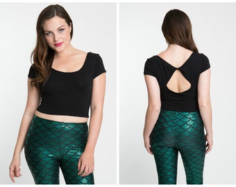 Premium Green Mermaid Leggings